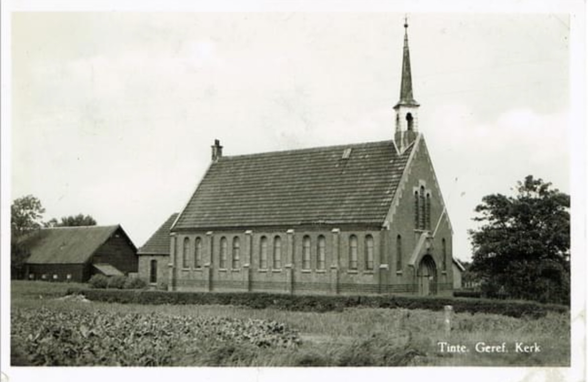 De kerk in een historisch beeld